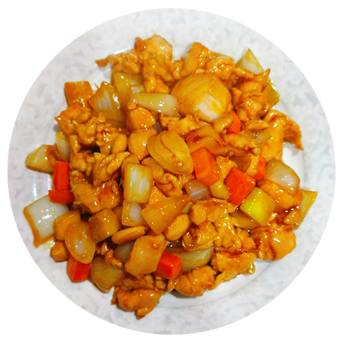 1.Pollo con almendras