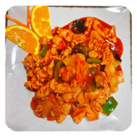 Pollo curry picante tallandia