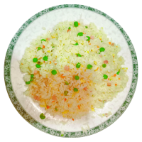 Arroz frito con tres delicias