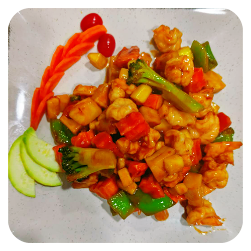 Langostino con estillo GON-BAO