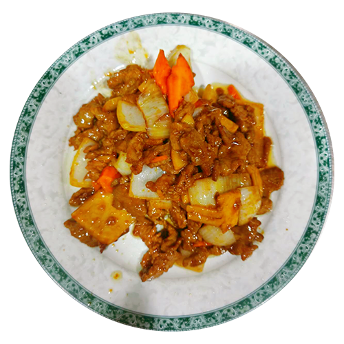 Ternera con salsa de ostras